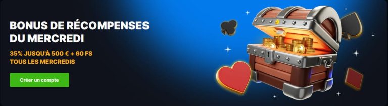 BetFlare Casino bonus mercredi